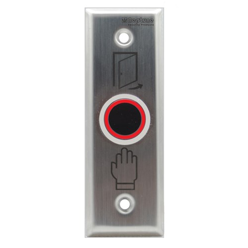 Neptune Infrared Touchless Exit Button, Mullion, IP65