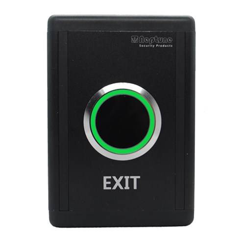 Neptune Infrared Touchless Exit Button in Rectangle Case, IP65
