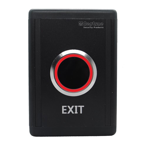 Neptune Infrared Touchless Exit Button in Rectangle Case, IP65