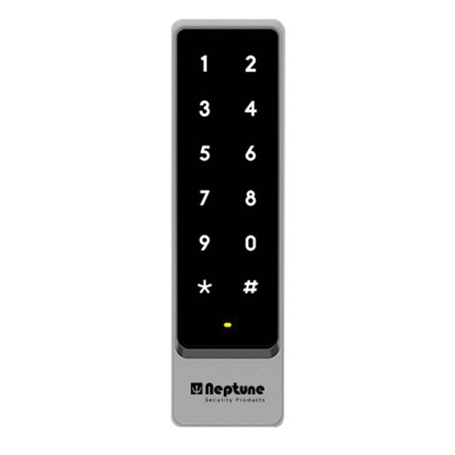 Neptune Standalone/Wiegand Capacitive Touch Mullion Keypad with HID/EM/Mifare Reader, IP68 and IK10 - NEKPWST2S