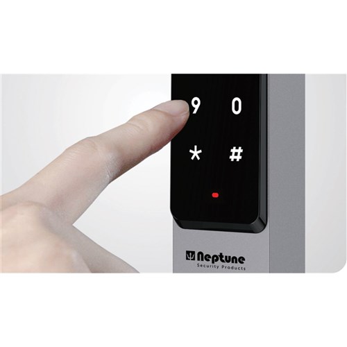 Neptune Standalone/Wiegand Capacitive Touch Mullion Keypad with HID/EM/Mifare Reader, IP68 and IK10 - NEKPWST2S