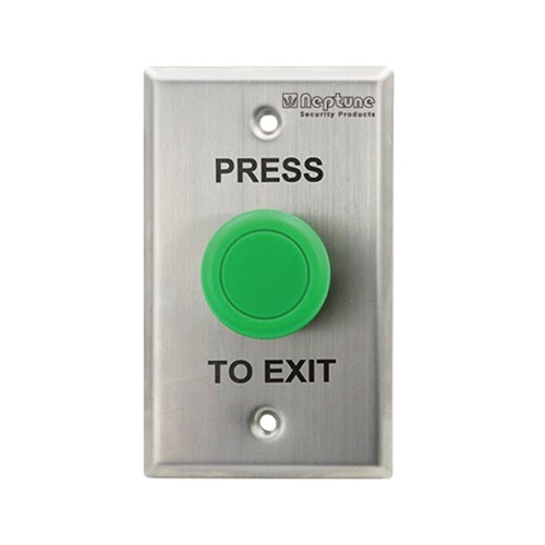 Neptune Press to Exit,ANSI,NO/NC/C,0.9mm SS,Mushroom,Green