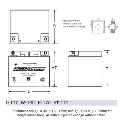 12 Volt 40Ah Sealed Lead Acid Battery