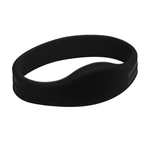 Neptune Silicone Wristband Mifare Classic 1K S50 Black Medium