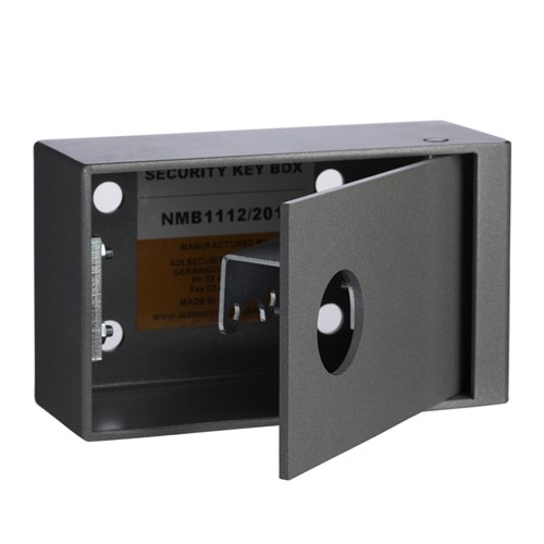 ADI Security Key Box with Hinged Door to suit Lockwood MT5 Cylinder, Supplied Less Cylinder - NMB1112MT5LC
