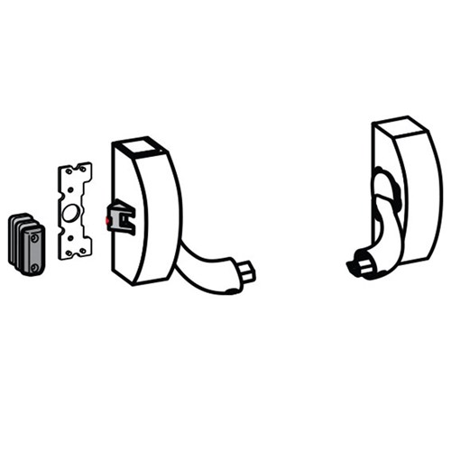 dormakaba Panic Exit Device PHA 1 Point Modular Fire Rated 1000mm SSS - PHA2102F 3501421021004