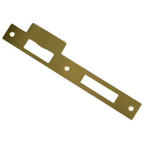PROTECTOR 785 Series Strike Plate Satin Brass - 785-SP-SBF
