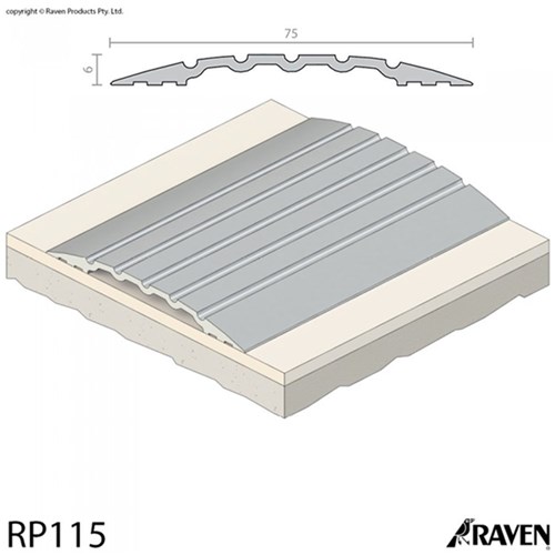 Raven RP115 Threshold Plate 6x75x2000mm CA - A115C2000