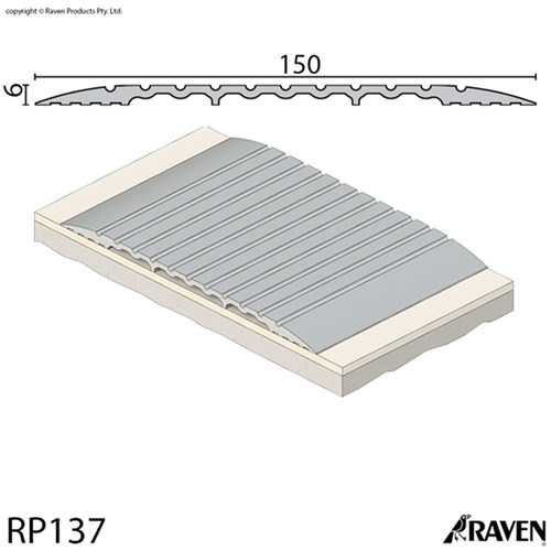 Raven RP137 Threshold Plate 6x150x1000mm CA - A137C1000