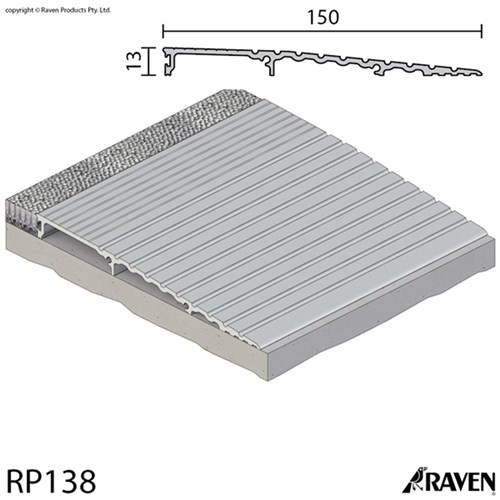 Raven RP138 Threshold Ramp 13x150x1000mm CA - A138C1000