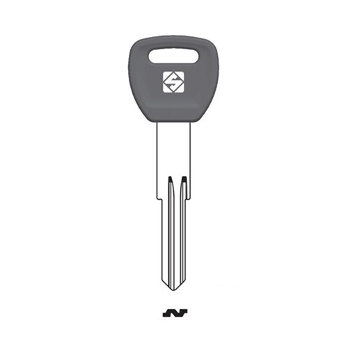 Silca AB114P Key Blank with Plastic Head for Abus Padlocks and Bike Locks