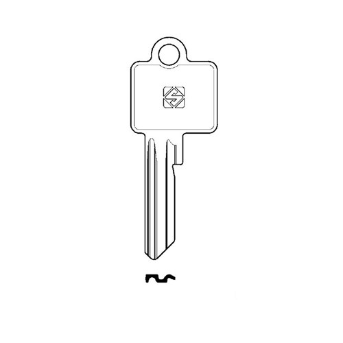 Silca BK15 Key Blank for BKS Cylinders