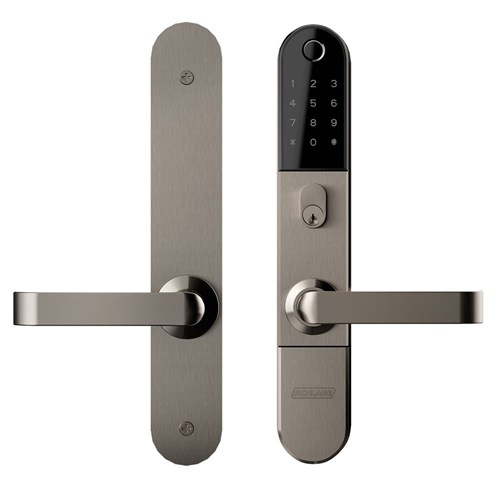 Schlage Omnia Smart Lock without Mortice Lock Satin Nickel - SCEOMSNP