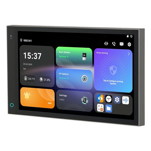Dahua 2-Wire IP 7inch Android Smart Control Panel with IP, Wi-Fi, IP 2-wire, Grey - DHI-SCP3022A-B