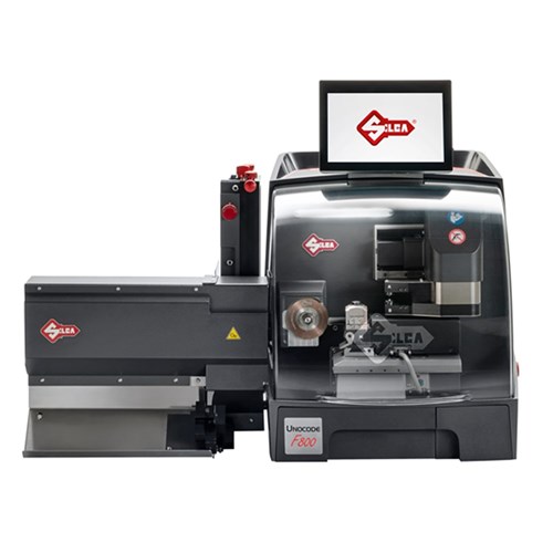 Silca Electronic Key Cutting Machine for inline keys with auto feeder and engraving Unocode F800 D8A3838ZB