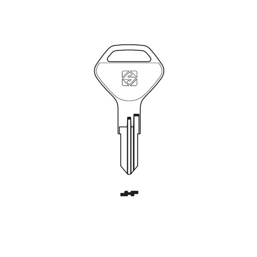Silca EBX2 Key Blank for Eurobox Cylinders, Tool Boxes, Cabinets