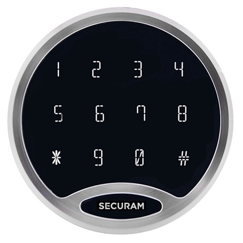 Securam SafeLogic Stealth Entry Pad Chrome for Direct Drive - EC-2001A-DT-CCH-DL