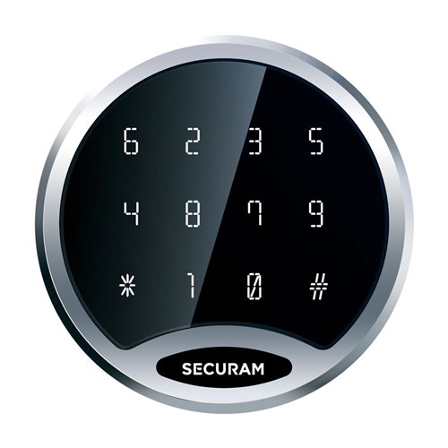 Securam SafeLogic Stealth Entry Pad Chrome for Direct Drive - EC-2001A-DT-CCH-DL
