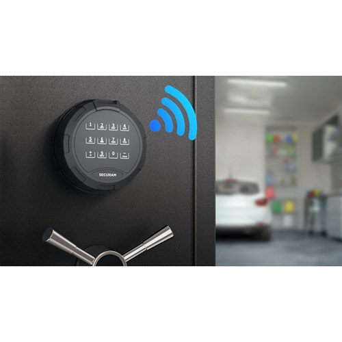 Securam SafeLogic Wifi Entry Pad Matt Black EC-W2301A-MB