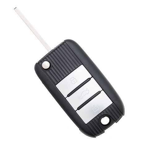 Silca Automotive Key and Remote for MG ZS with 3 Buttons ID49-1C and HU100 Flip Blade