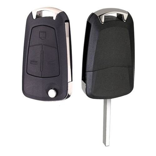Silca Automotive Key and Remote Complete Replacement Flip Shell for Holden 3 Button HU100 Profile HU100RS2