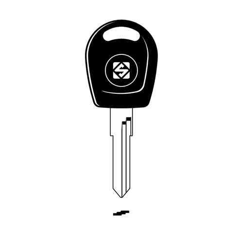 Silca HU49TE Transponder Key Blank for VAG Vehicles Empty Less Chip