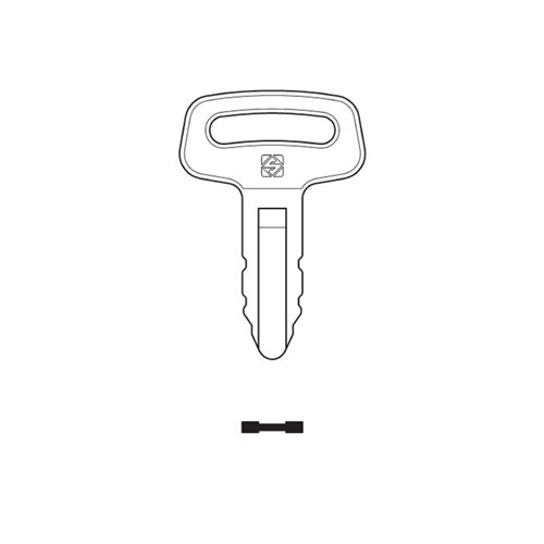 Silca KUB3 Key Blank for Kuboto Cylinders and Machinery
