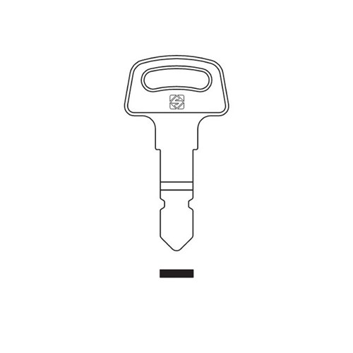 Silca Key Blank for Kubota tractors and Other Earthmoving Equipment KUB4