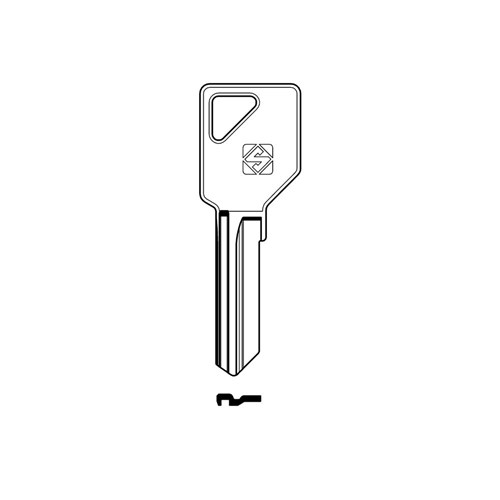 Silca LW36 Key Blank for Lockwood Cylinders