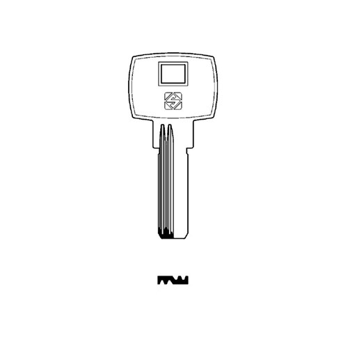 Silca Key Blank (Dimple M-Wave style) for imported cylinders RC21R