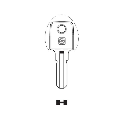 Silca RC27 Key Blank for Cyber Lock & Other Cupboard Lock Cylinders (Packet of 10)