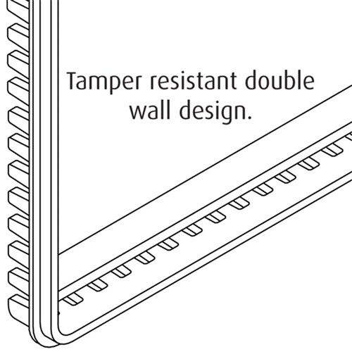 STI Medium Thermostat Protector Flush Mount with Key Lock 127Hx140Wx76Dmm - STI-9105