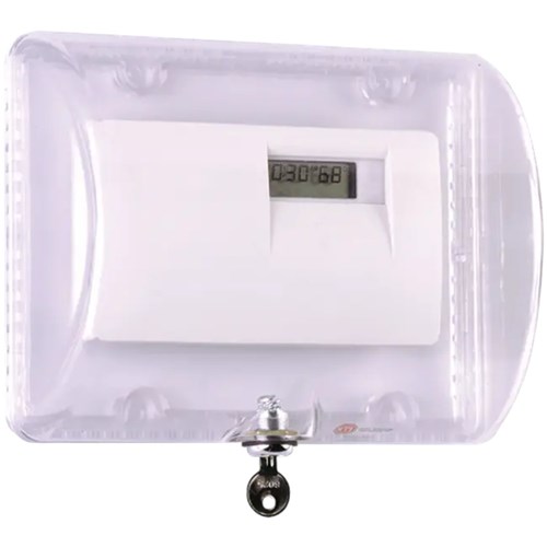 STI Large Thermostat Protector Flush Mount with Key Lock 135Hx215Wx92Dmm - STI-9110
