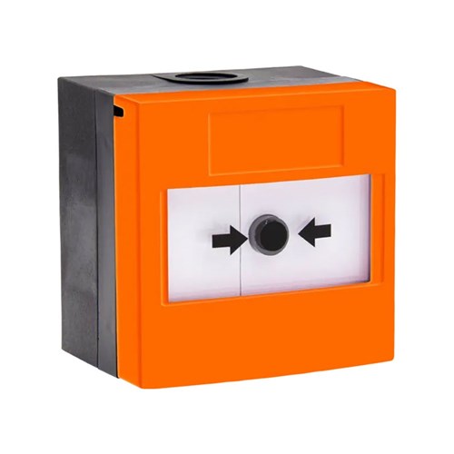 STI Series 11 Waterproof Orange ReSettable Call Point, IP67 - WRP2-O-11