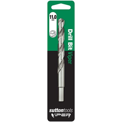 Sutton Viper Jobber Drill Bit HSS, 11.0mm Diameter - D1051100