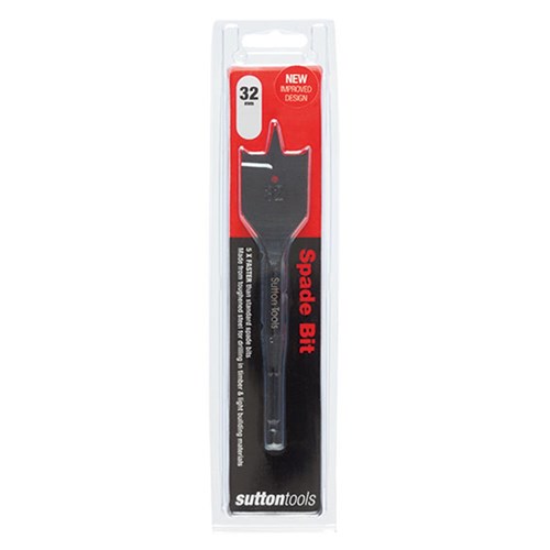 Sutton SupaBore Spade Bit, 32.0mm Diameter - D5013200