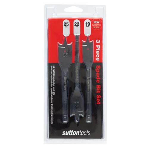 Sutton SupaBore Spade Bit, 3 Piece Set - D501SS3