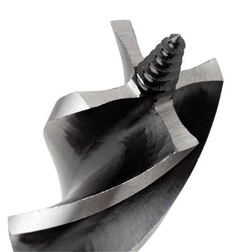 Sutton Auger Bit, 4 Flute, Tungsten Chrome Alloy, 5 Piece Set - D5140005