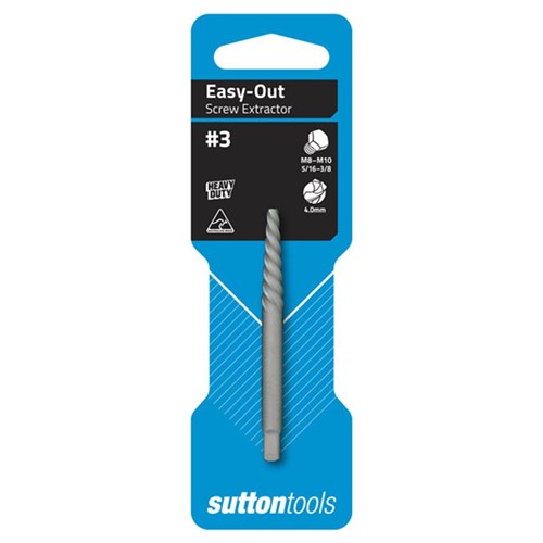 Sutton Ezy-Out Screw Extractor, 4.0mm Telepack of 1 - M6010003