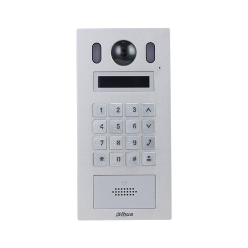 Dahua IP Video Silver Apartment Intercom Door Station with 2MP Camera, IP65 and IK08 - DHI-VTO6221E-P