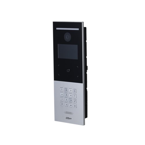 Dahua IP Video Silver Apartment Intercom Door Station with 4.3inch LCD Screen and 2MP Camera, IP65 - DHI-VTO6521F-S2