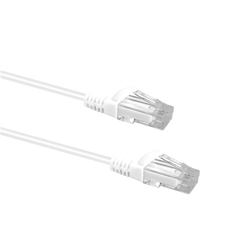 Datamaster CAT6 UTP White Slim Patch Cable, 50cm - W2650SLIWHI